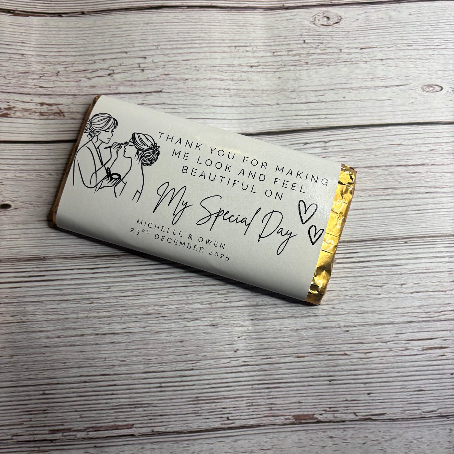 Personalised Vendor Chocolate Wrappers