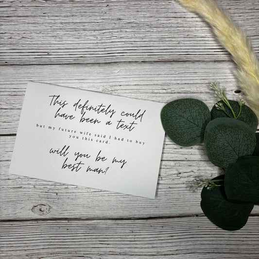 Groomsman Proposal Cards