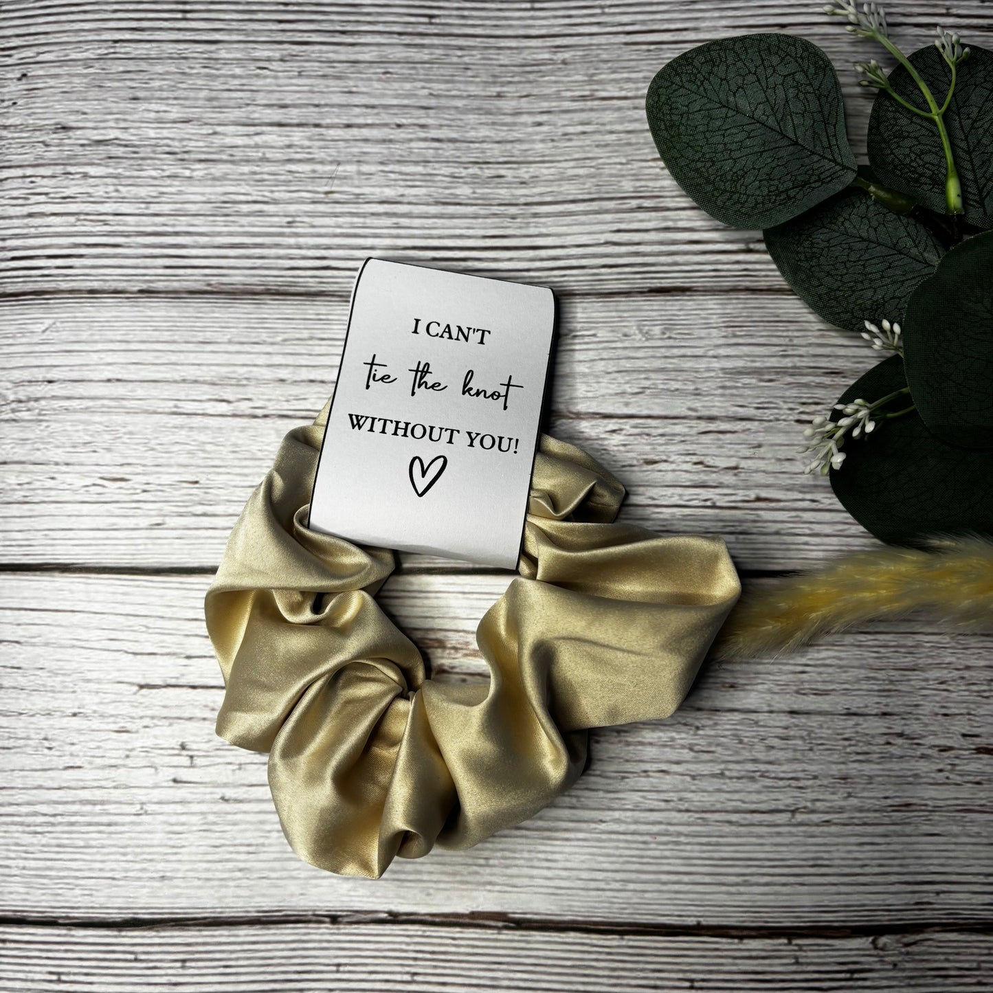 Personalised Hair Scrunchie