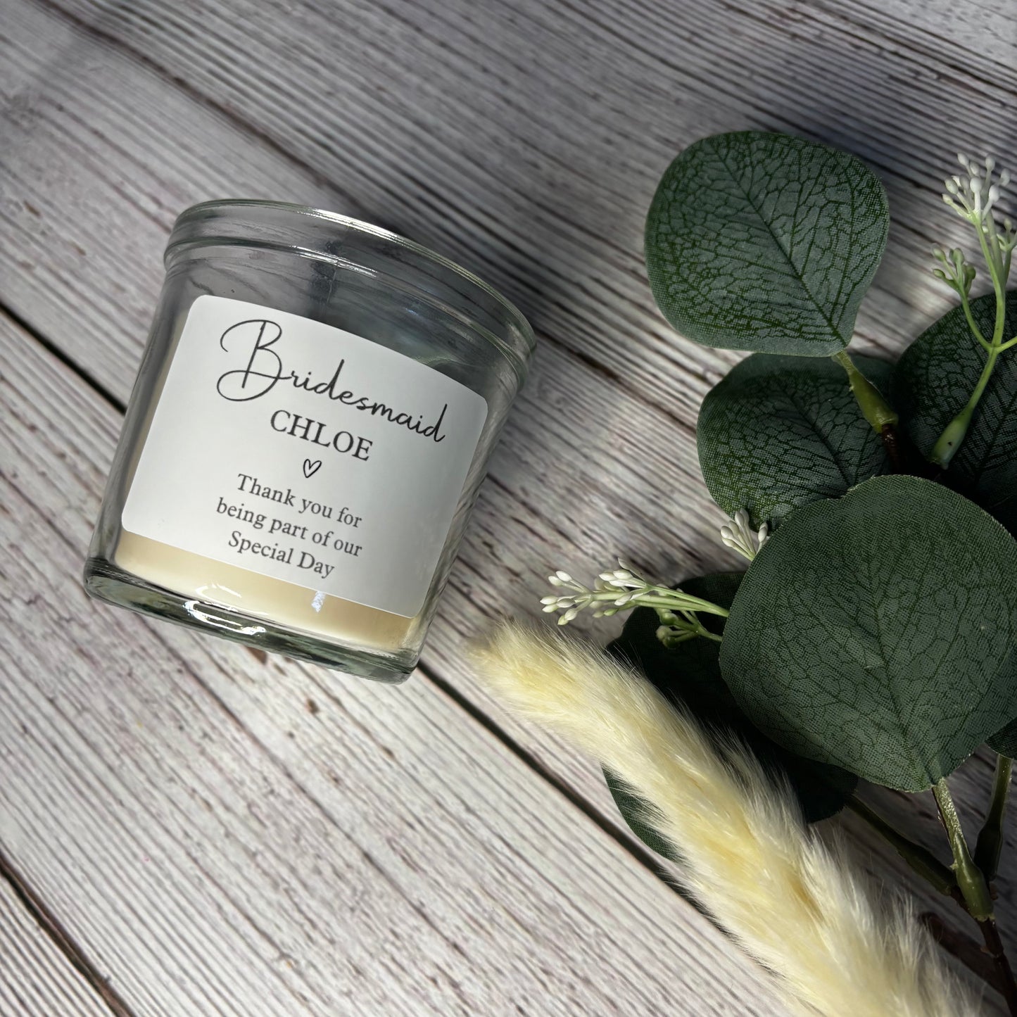 Personalised Candle