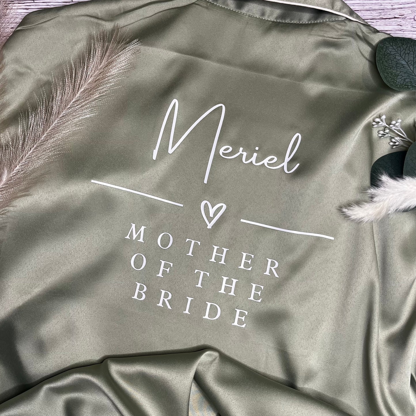 Personalised Satin Robe