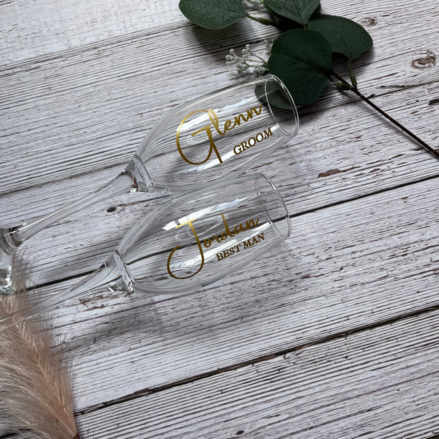Personalised Champagne Glass