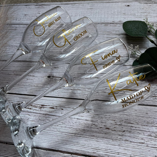 Personalised Champagne Glass