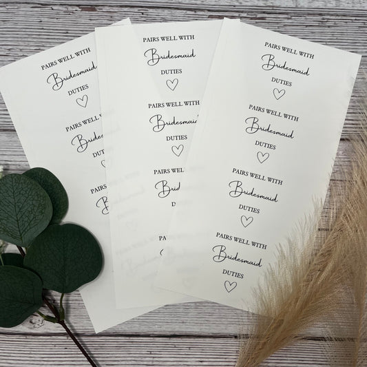 Personalised Wine Bottle Labels