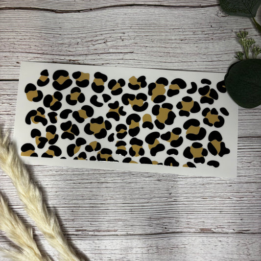 Light Brown Leopard Print Wrap
