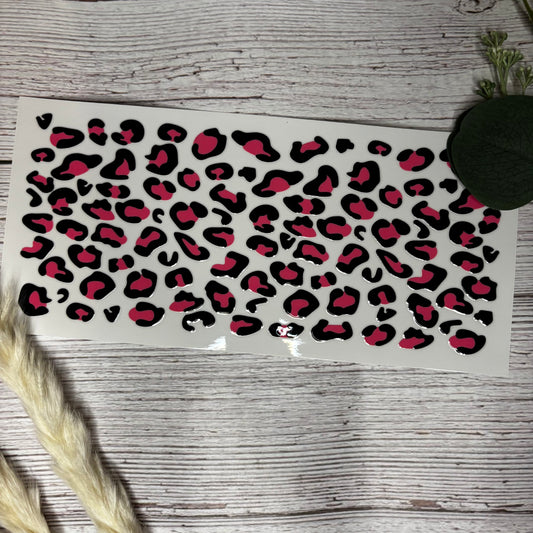 Hot Pink Leopard Print Wrap