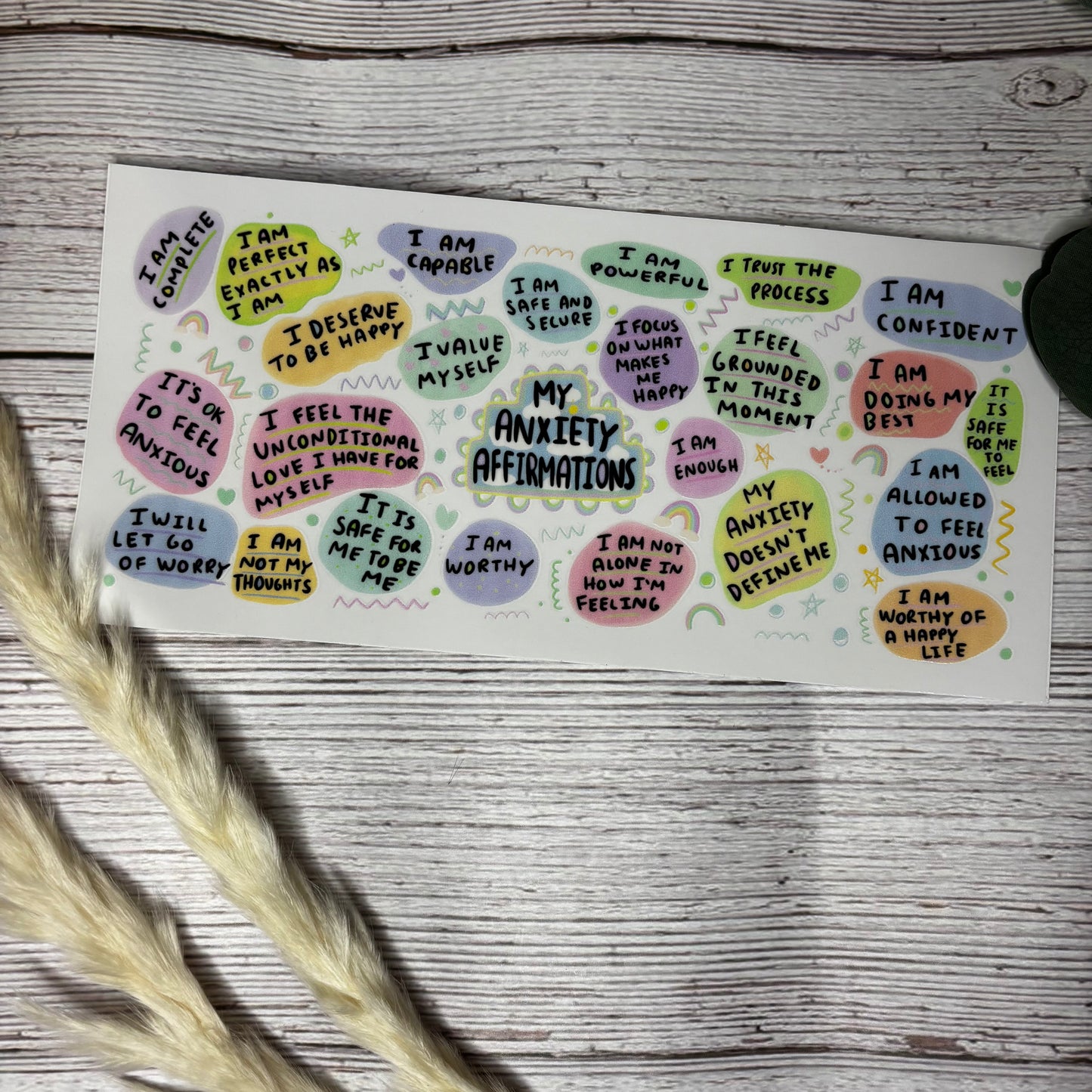 Anxiety Affirmations Wrap