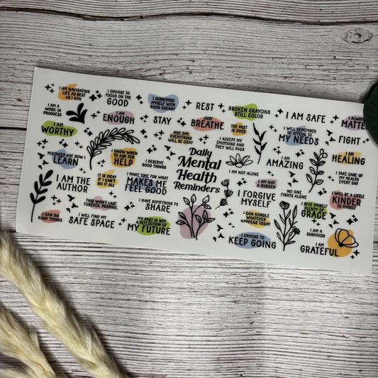 Daily Mental Health Reminders Wrap
