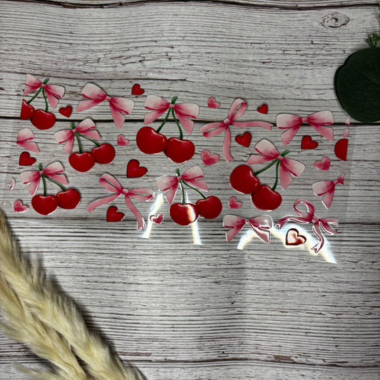 Cherries, Hearts & Bows Wrap