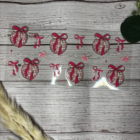 Disco Ball & Bows Wrap