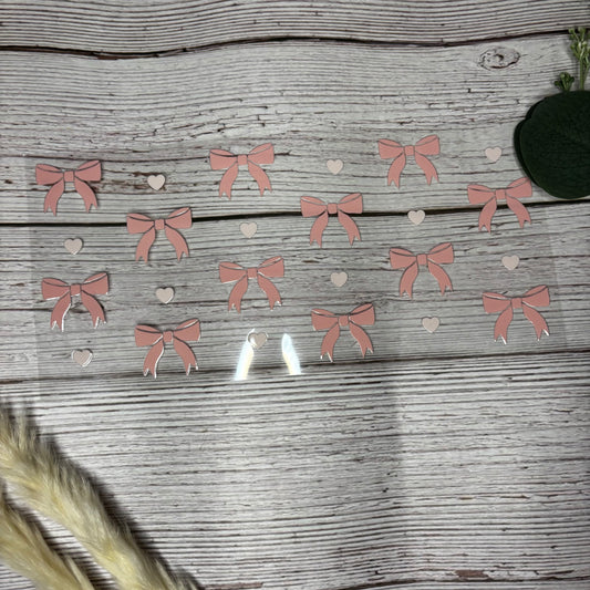 Pink Bows & Hearts Wrap
