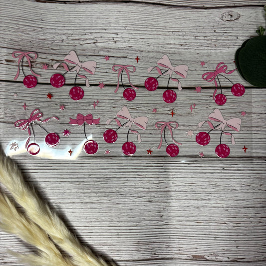 Pink Bows & Cherry Disco Balls