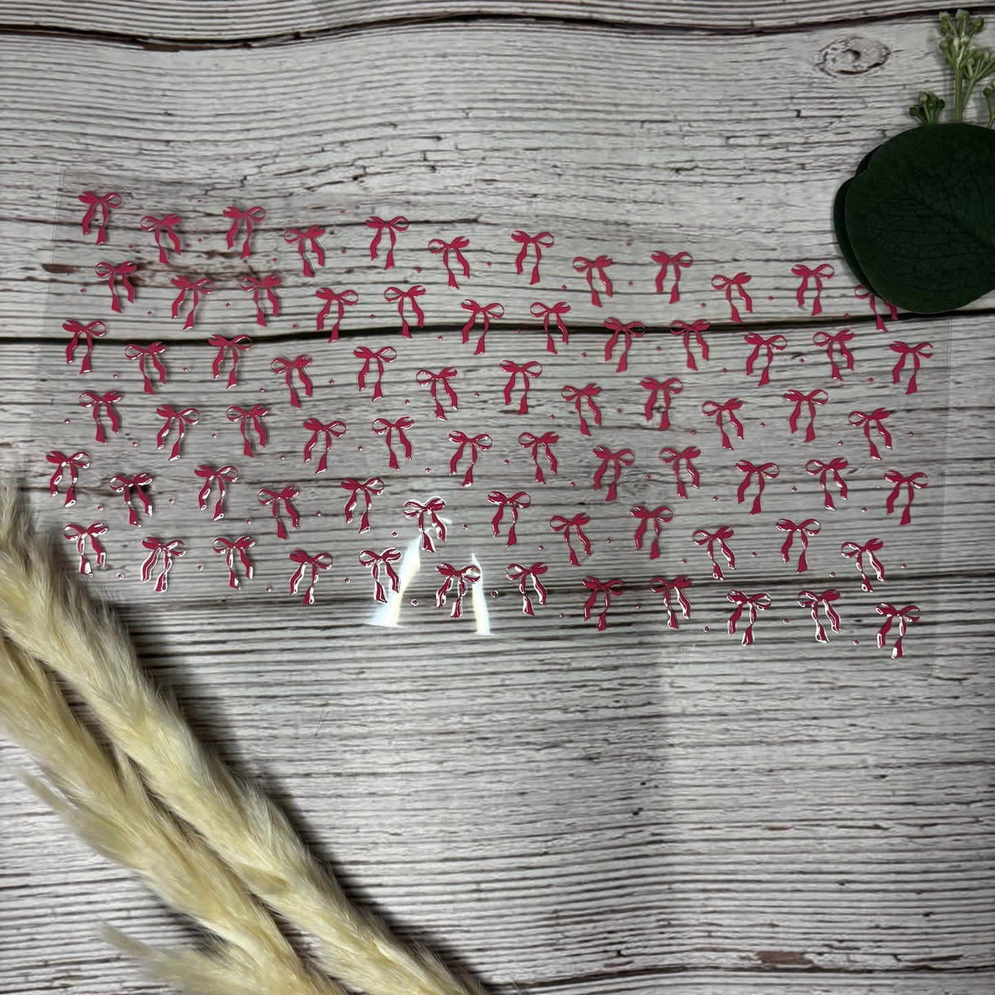Small Pink Bows Wrap