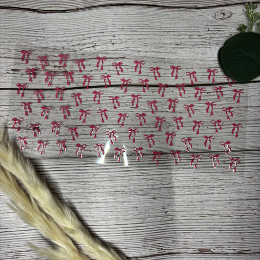 Small Pink Bows Wrap