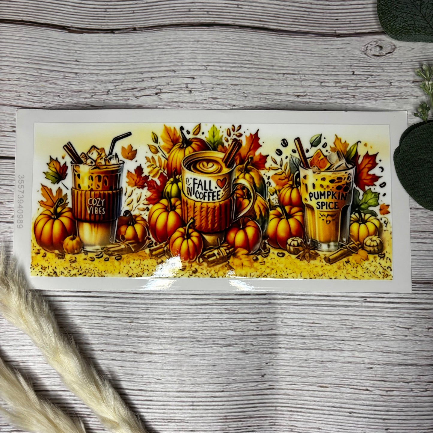 Pumpkin Fall Coffee Wrap