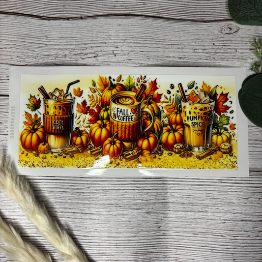 Pumpkin Fall Coffee Wrap