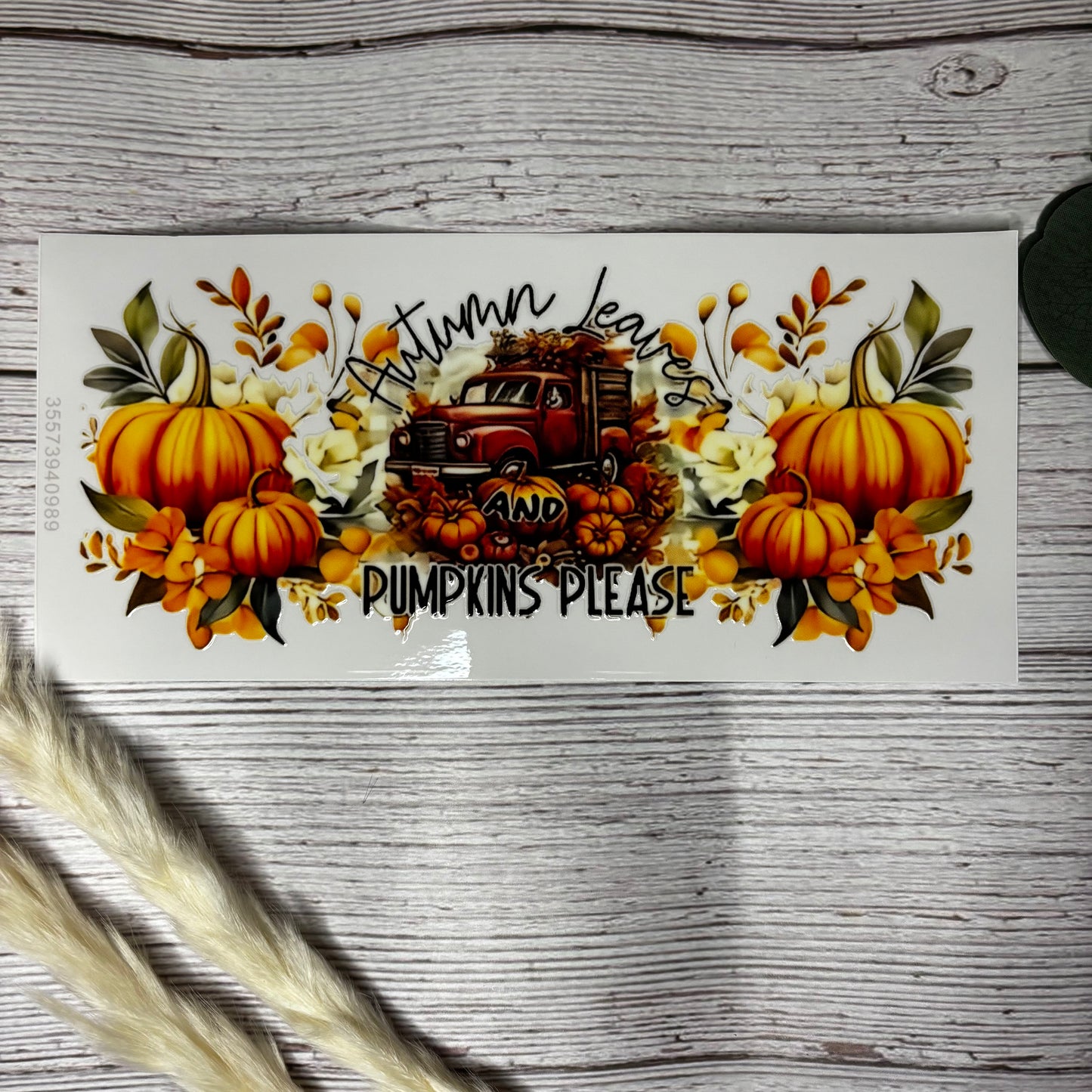 Autumn Leaves & Pumpkin Please Wrap