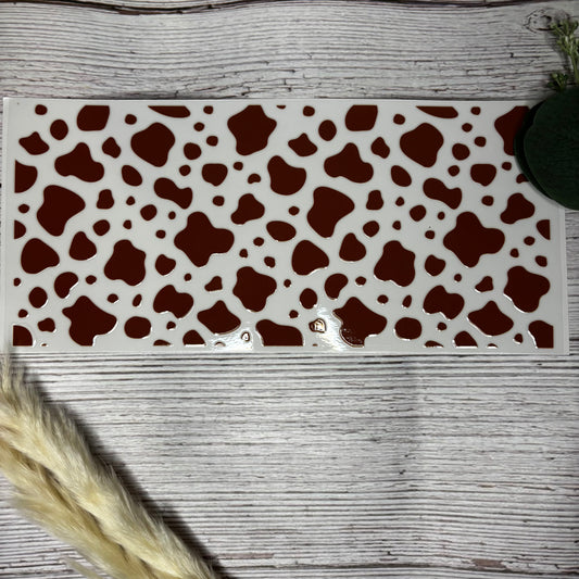 Brown Cow Print Wrap