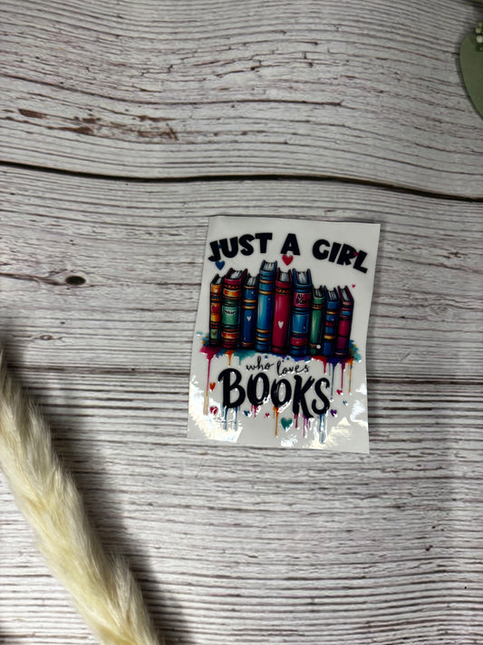 Just a Girl who Loves Books Wrap