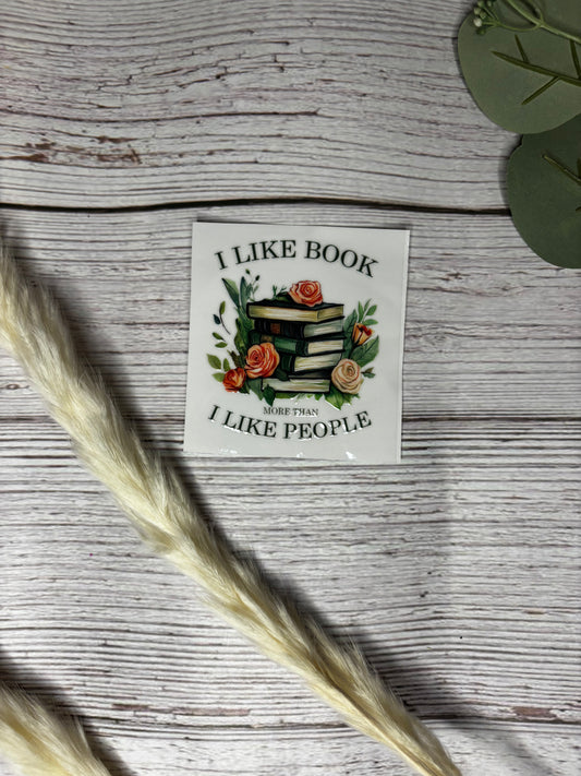 I like Books more than I like People Wrap