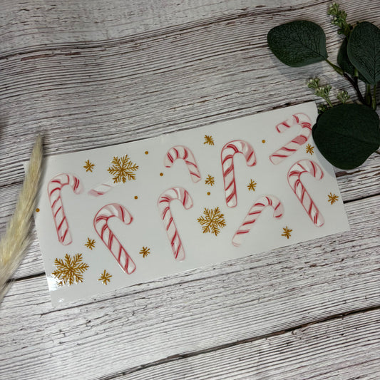 Pink Candy Cane Wrap