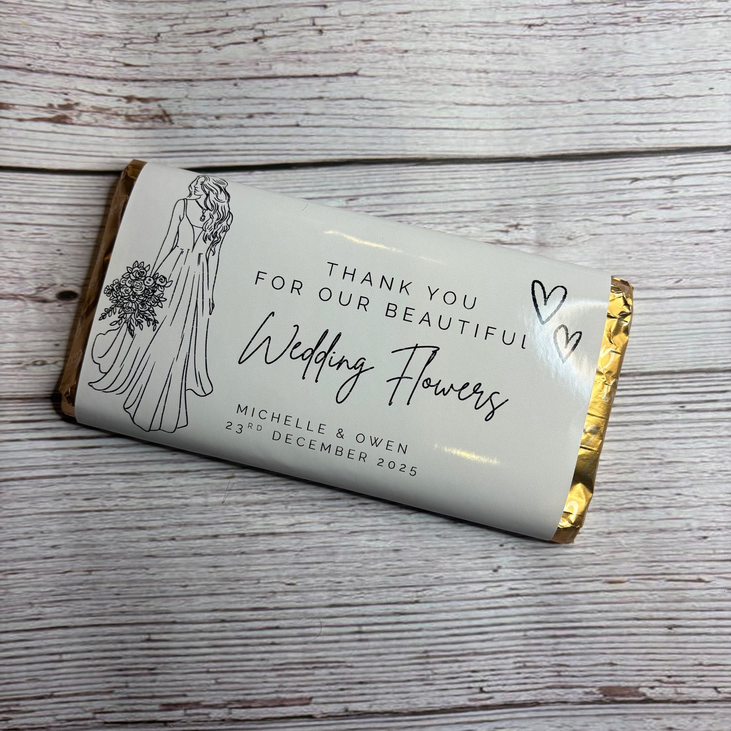 Personalised Vendor Chocolate Wrappers