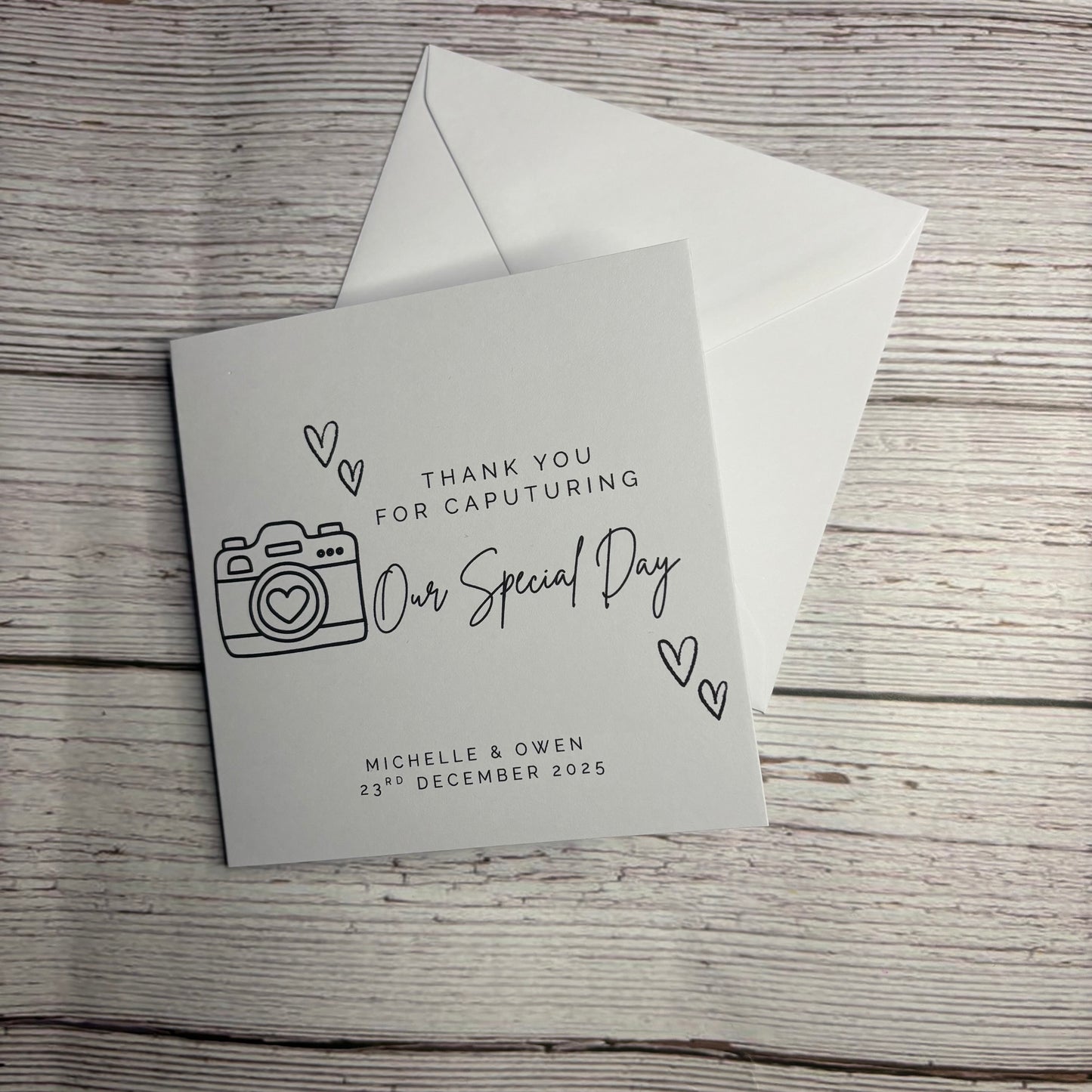 Personalised Vendor Cards