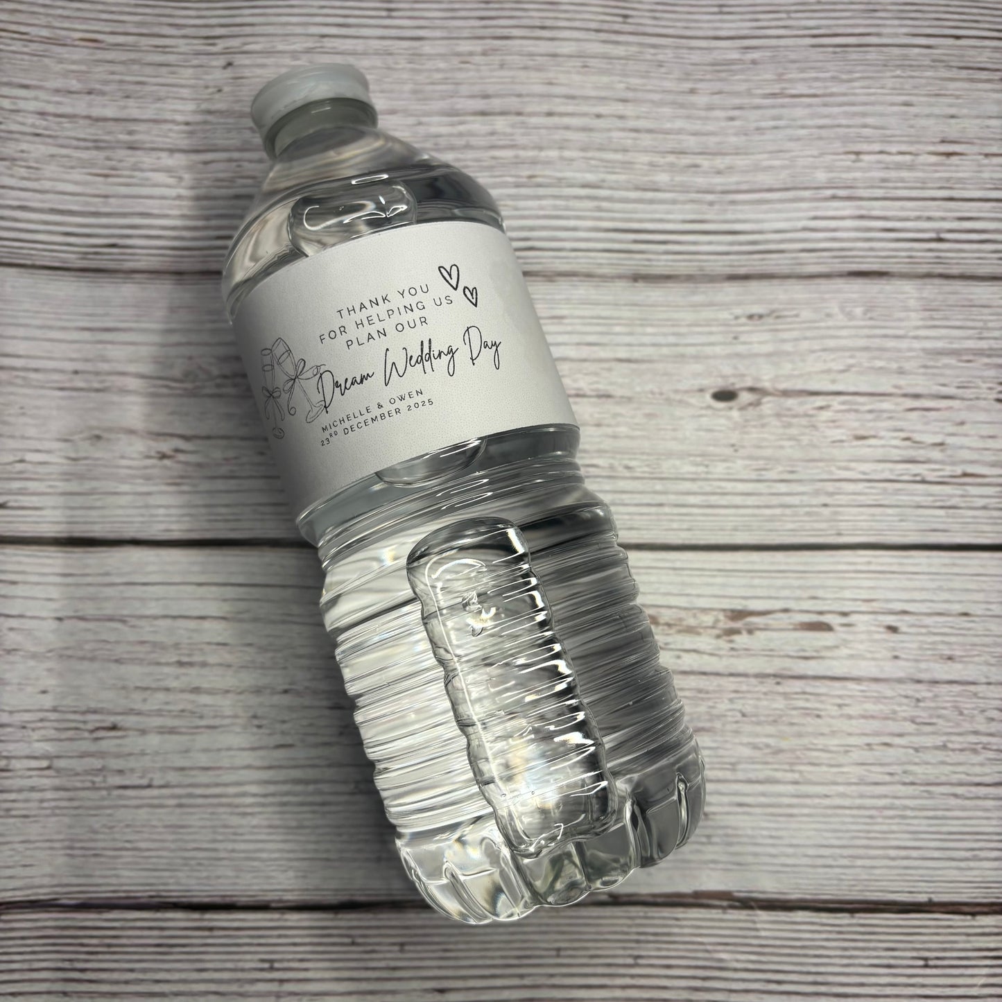 Personalised Water Bottle Label