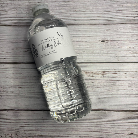 Personalised Water Bottle Label