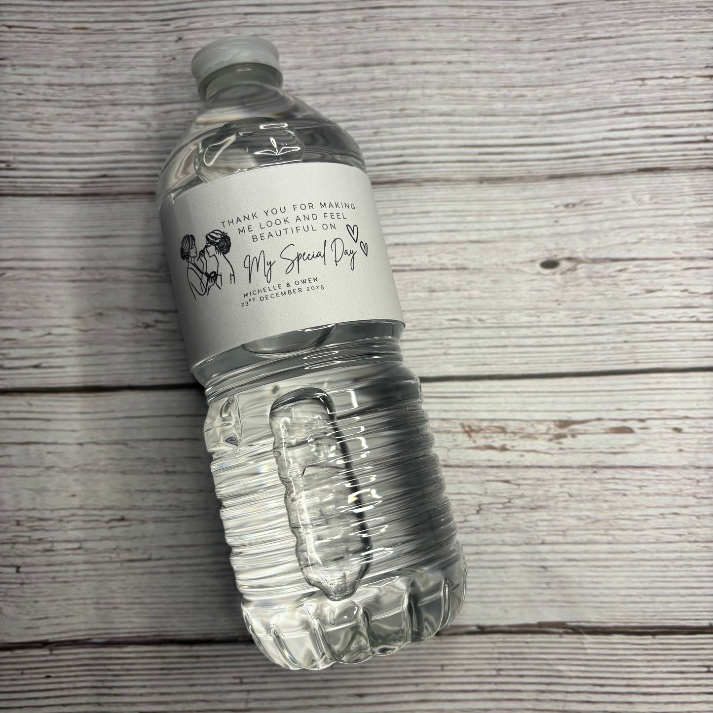 Personalised Water Bottle Label