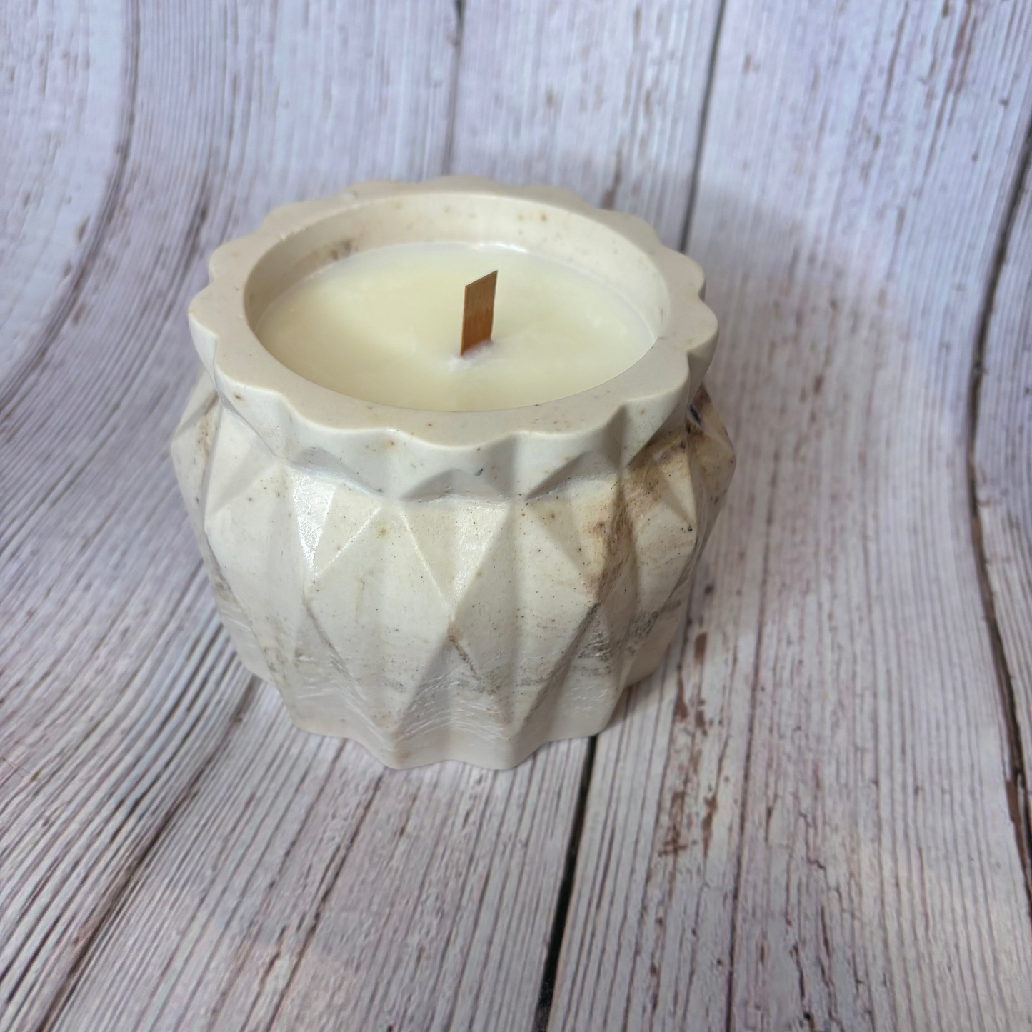 Marble Effect Candle