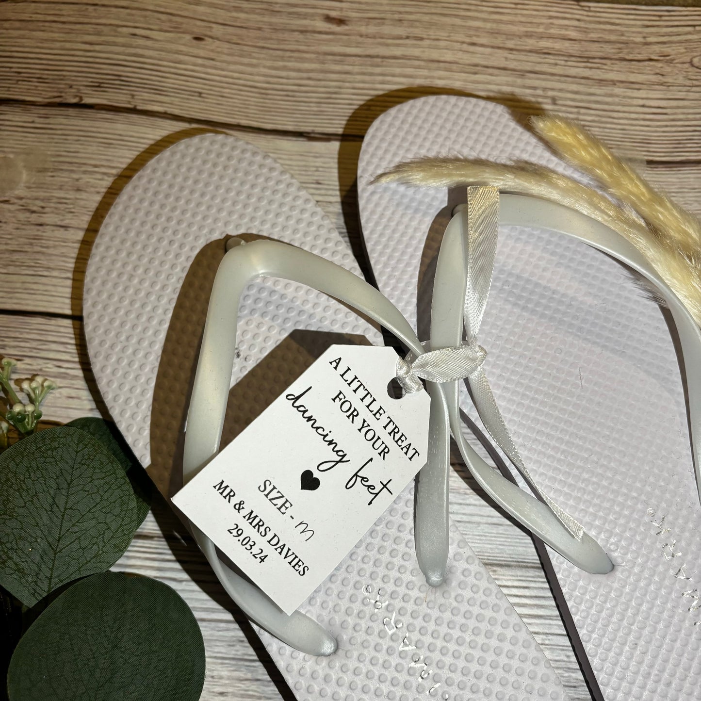 Personalised Flip Flop Tags