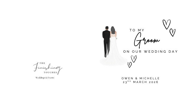 To my Groom on our Wedding Day Card